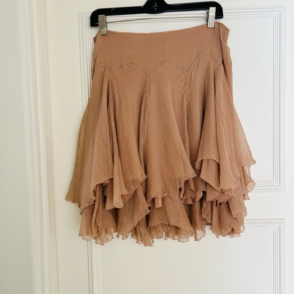 Catherine Malandrino Pink Skater Skirt - Picture 3 of 7